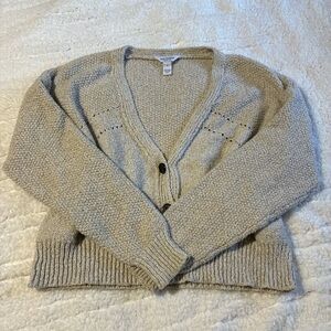 Arizona Jean Company Beige Knit Cardigan